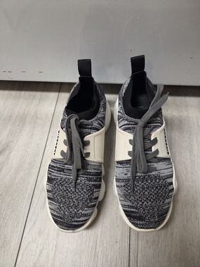 Givenchy Women Grey Knit Athletic Lace-Up Sneakers